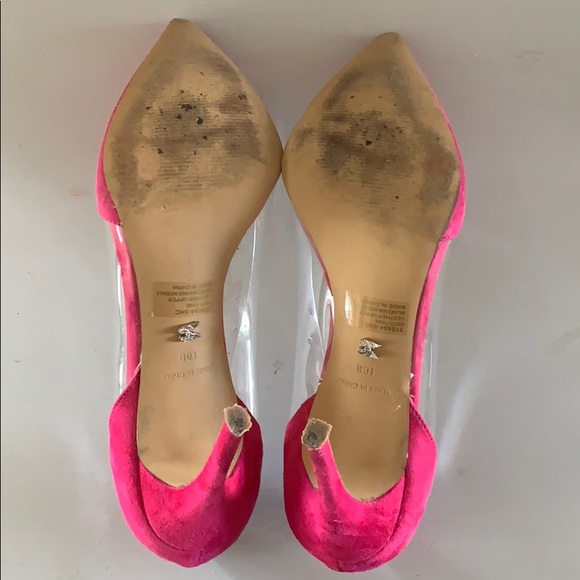 Classic pointed toe & clear lucite panel heels - Picture 4 of 5